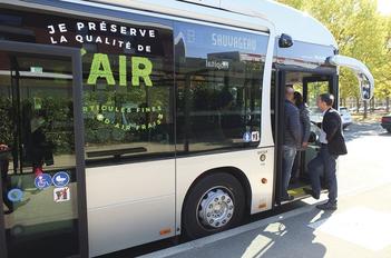 Agglopolys teste un bus au gaz-8 au 22 octobre 2018