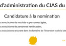 Conseil d’administration du CIAS du Blaisois