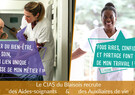 Le CIAS recrute des Aides-soignants & Auxiliaires de vie H/F !